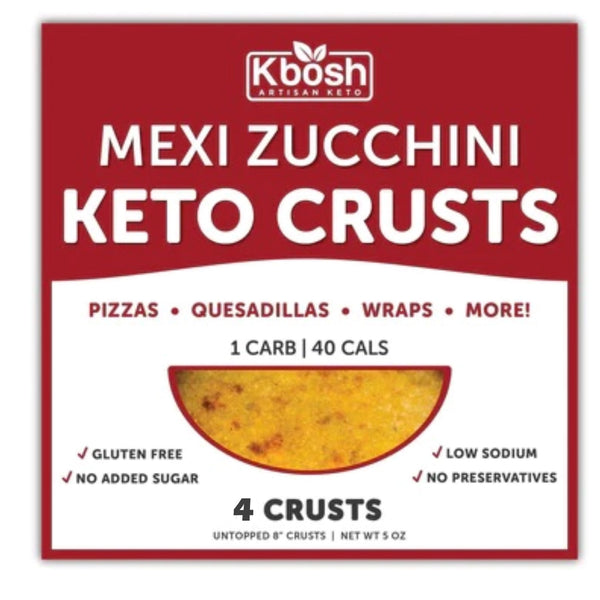 Kbosh Keto Pizza Crust- Mex Zucchini - 1