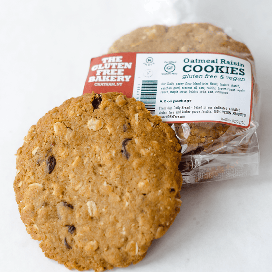The Gluten Free Bakery OATMEAL RAISIN Cookies | GlutenFreePalace