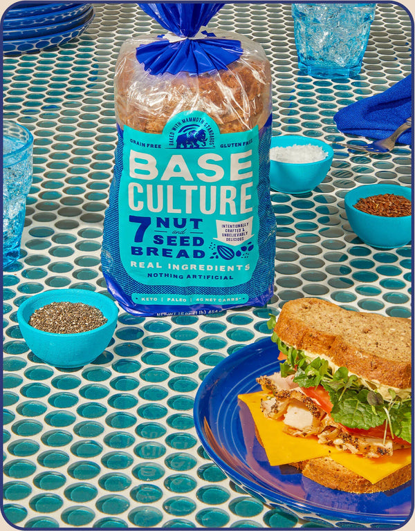 Base Culture Gluten Free Keto 7 Nut & Seed Bread - 5