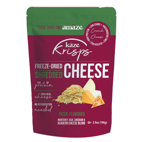 Kaze Krisps- Pizza- Freeze Dried Shredded Cheese