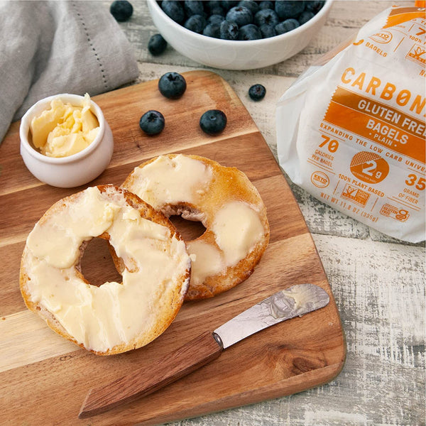 Carbonaut Gluten Free Plain Bagels - 3