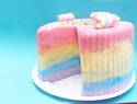 Cotton Candy Rainbow Cake - 7