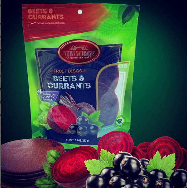 Klein's Naturals Beets and Currants Dried Fruit Discs - 2