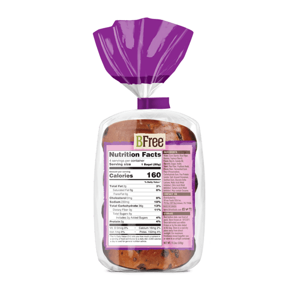 BFree Cinnamon Raisin Bagels - 2