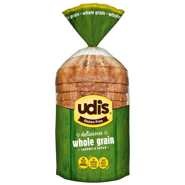 Udi's Gluten Free Delicious Whole Grain Sandwich Bread, 18 Ounce ...