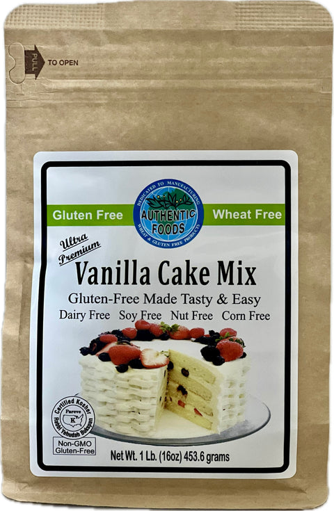 Authentic Foods Vanilla Cake Mix
