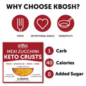 Kbosh Keto Pizza Crust- Mex Zucchini - 4