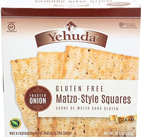 Yehuda Matzos Matzo Squares, Toasted Onion