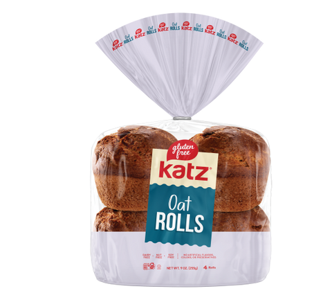 Katz Gluten Free Oat Challah Rolls (6 Pack)