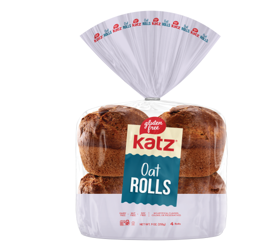 Katz Gluten Free Oat Challah Rolls (6 Pack) - 1