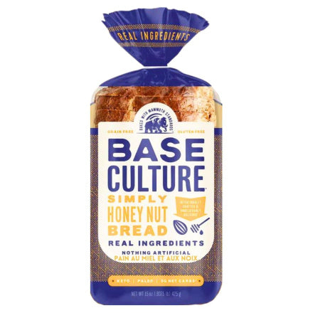 Base Culture Gluten Free Simply Honey Nut Bread | GlutenFreePalace