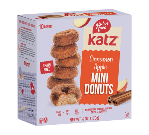 Katz Grain Free Mini Donuts, Apple Cinnamon