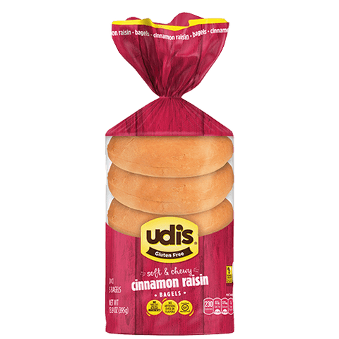 Udi's Cinnamon Raisin Bagels