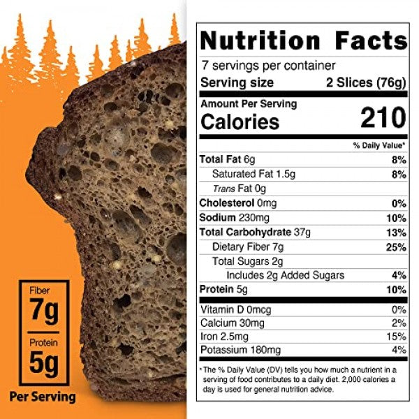 Happy Campers Gluten Free Buckwheat Molasses Bread - 6