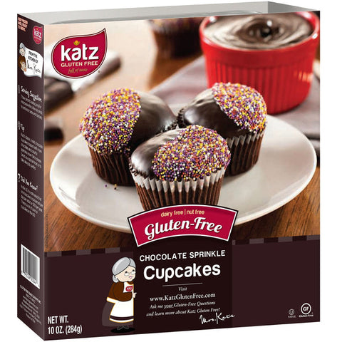 Katz Chocolate Sprinkle Cupcakes