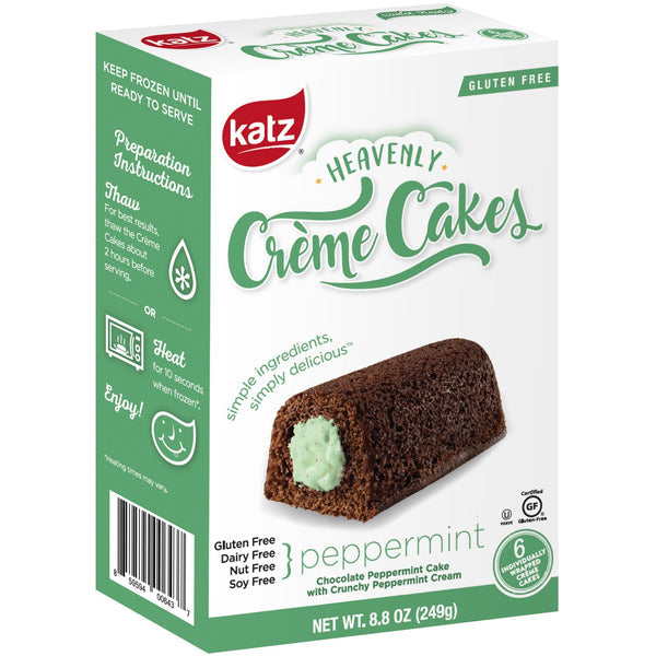 Katz Gluten Free Heavenly Creme Cakes, Chocolate - 8