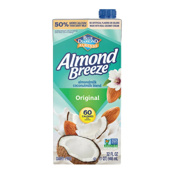 Almond Breeze Almond Coconut Blend, Original (12 Pack) - 1