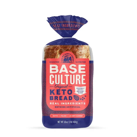 Base Culture Gluten Free Original Keto Bread, 16 Oz Loaf - 1