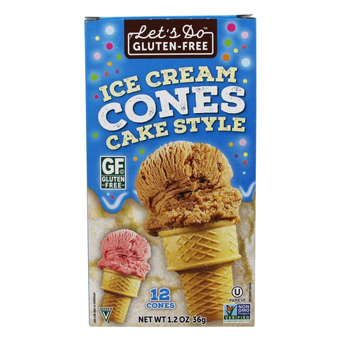 Let's Do Gluten Free Ice Cream Cones