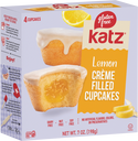 Katz Heavenly Creme Filled Cupcakes, Lemon - 1