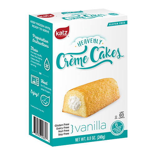 Katz Gluten Free Heavenly Creme Cakes, Vanilla - 1