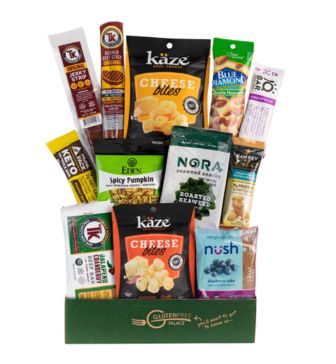 Keto Snack Attack - Starter Snack Box - Gluten Free & Low Carb Snack Box, (12 Count)