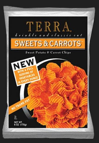 Terra Chips, Sweets and Carrots Potato Chips