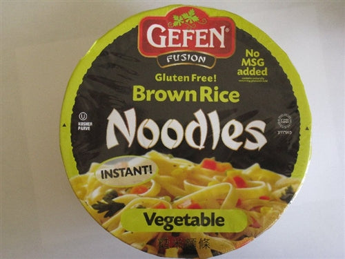 Gefen Brown Rice Noodle Bowl, Vegetable Flavor - 2