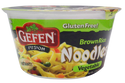 Gefen Brown Rice Noodle Bowl, Vegetable Flavor - 1