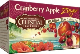 Celestial Seasonings Cranberry Apple Zinger Herbal Tea (6 Boxes) - 1