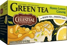 Celestial Seasonings Honey Lemon Ginseng Green Tea (6 Boxes) - 1
