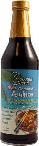 Coconut Secret Raw Coconut Aminos, Soy Free Seasoning Sauce - 1