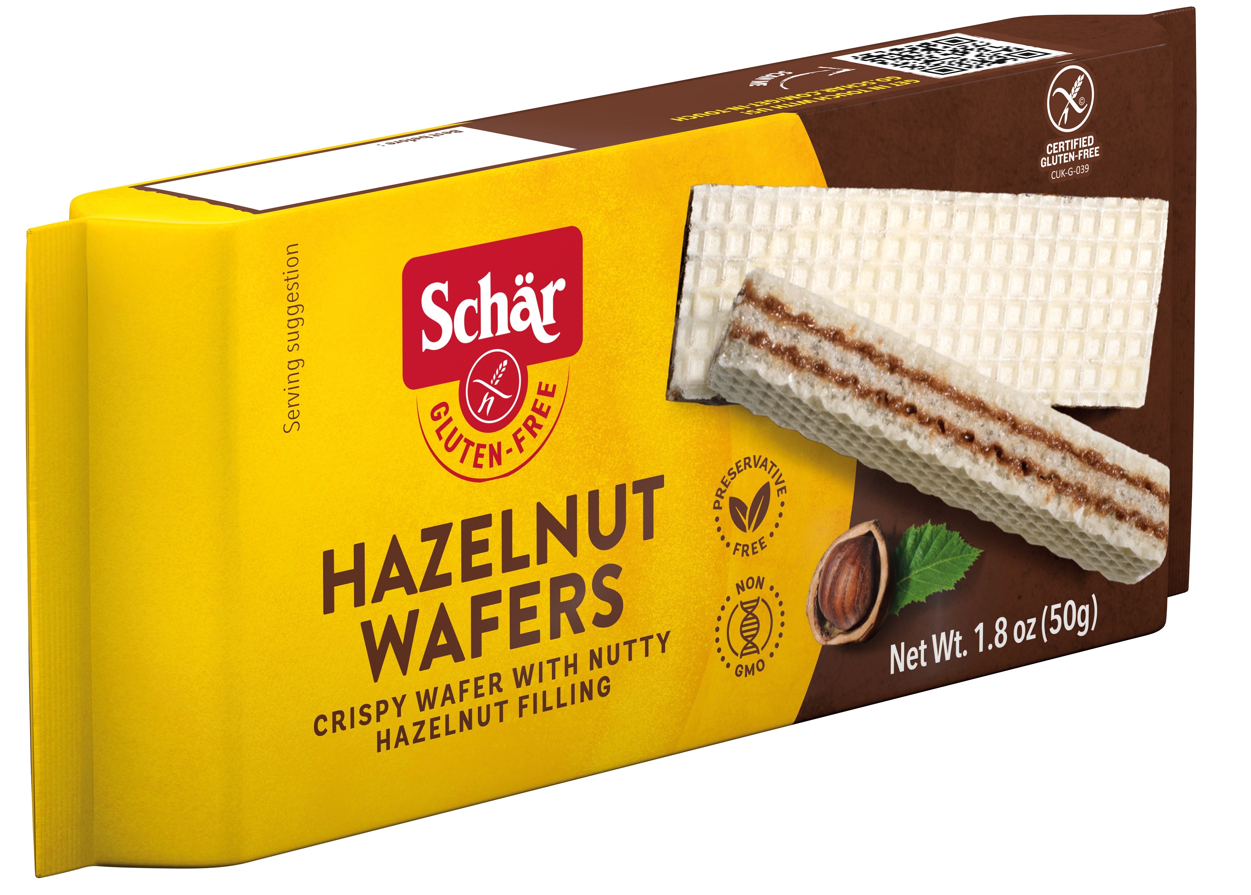 Schar Gluten Free Hazelnut Wafers GlutenFreePalace