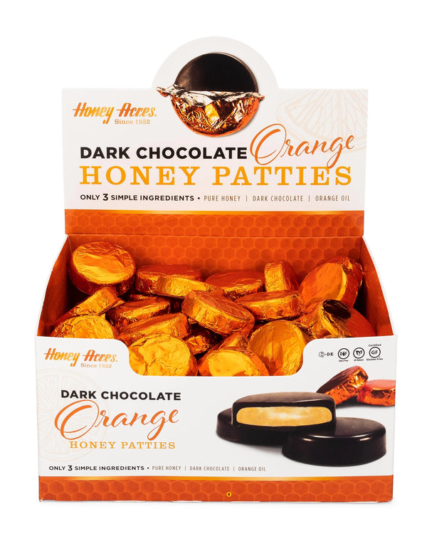 Honey Acres Honey Patties, Dark Chocolate Cocoa, Chocolate Truffles - 9