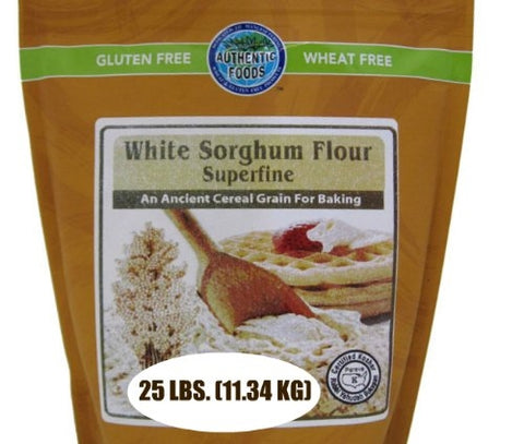 Authentic Foods Sorghum Flour, Superfine, 25 Lbs.