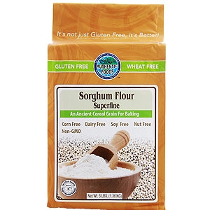 Authentic Foods Sorghum Flour, Superfine, 3 Lbs.