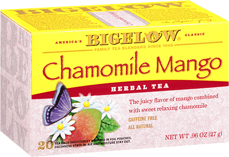 Bigelow Tea, Chamomile Mango Herb Tea (6 Boxes) - 1
