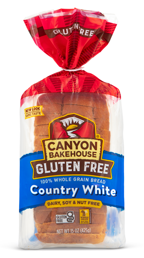 Canyon Bakehouse Gluten Free Country White Bread, Stay Fresh Packaging, 15 OZ.