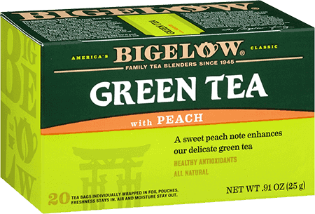 Bigelow Tea, Green Tea With Peach (6 Boxes) - 1