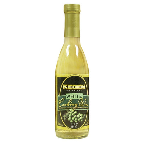 Kedem White Cooking Wine, 12.7 Oz Bottle (Case of 12)