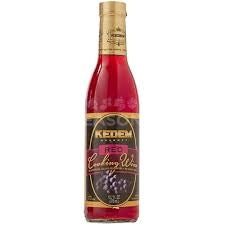 Kedem Red Cooking Wine, 12.7 Oz Bottle (Case of 12)