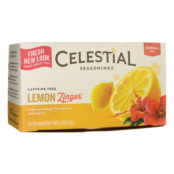 Celestial Seasonings Lemon Zinger Herbal Tea (6 Boxes) - 1
