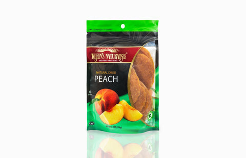 Klein's Naturals Dried Peach Slices, 7 Ounce Pouch [2 Pack]
