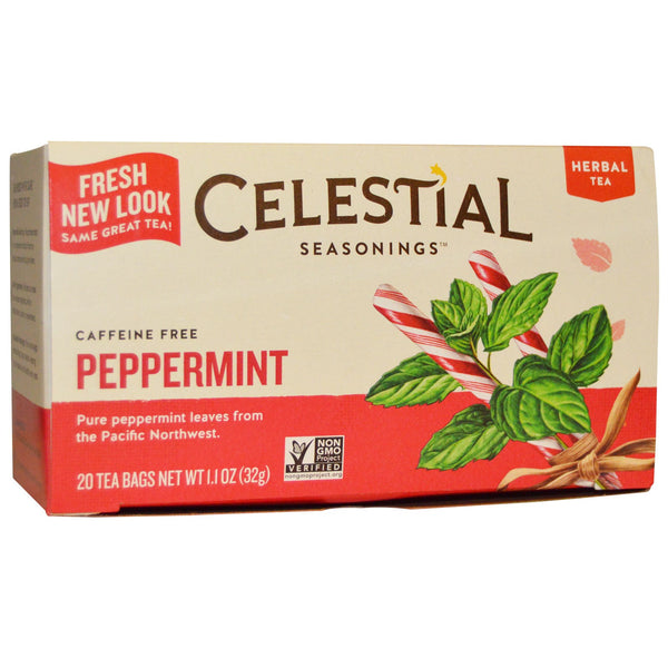 Celestial Seasonings Peppermint Herbal Tea (6 Boxes) - 1