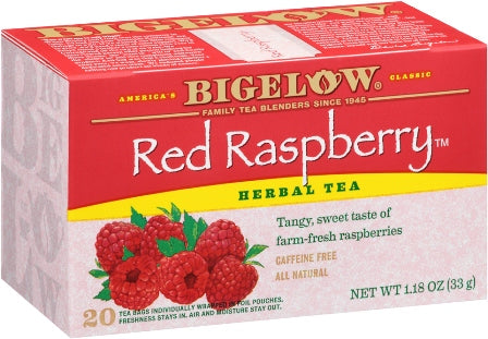 Bigelow Red Raspberry Herb Tea - 6 Boxes | GlutenFreePalace